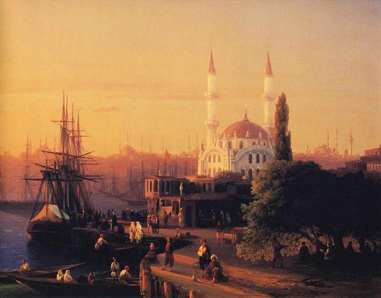 Ivan Aivazovsky Constantinople oil painting image